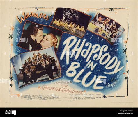 Rhapsody in Blue (1945) - Movie Poster Stock Photo - Alamy