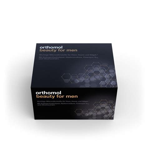 Orthomol Beauty For Men Unterst Tzt Haut Haare Und N Gel Bei M Nnern