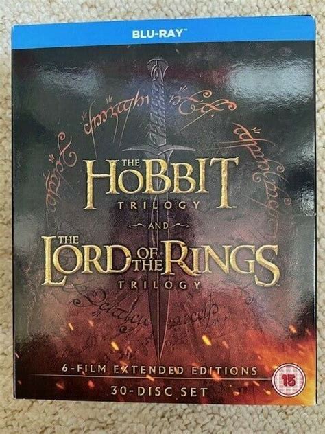 Hobbit Trilogy The Lord Of The Rings Trilogy Extended Edition Blu Ray