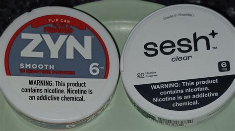 Zyn Smooth Vs Sesh Clear 6mg Nicotine Pouches Is It Good Youtube