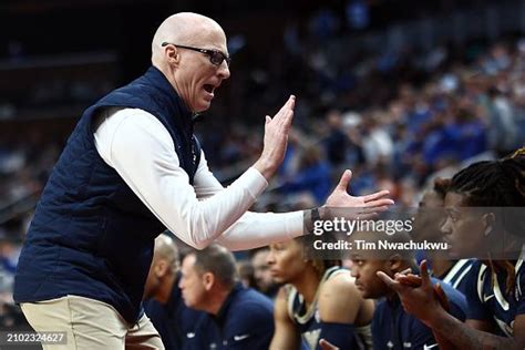 Head coach John Groce of the Akron Zips reacts in the first half ...