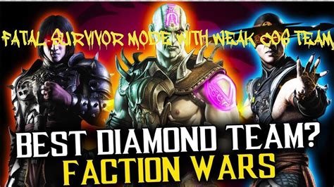 Faction War Survivors Mode Elder Tower With Weak COS Team YouTube