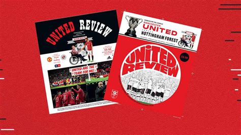 Order Your United Review Match Programmes For Man Utd Cup Ties V