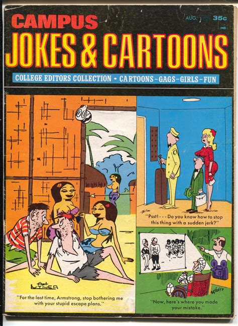 Campus Jokes And Cartoons 8 1967 Marvel Jack Jaxon Lil Abner Parody Vg