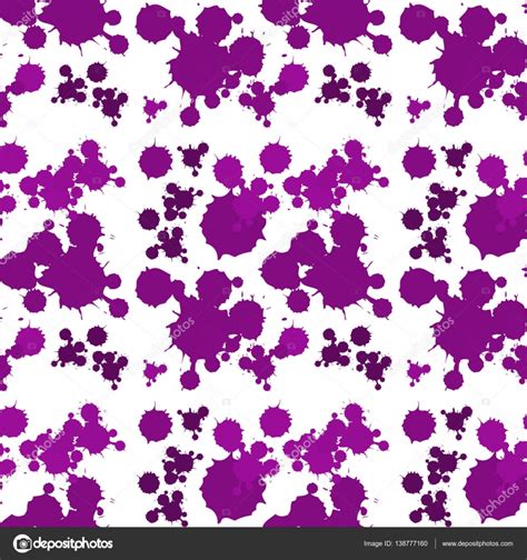 Seamless Background Design With Purple Splash Stock Vector Image By