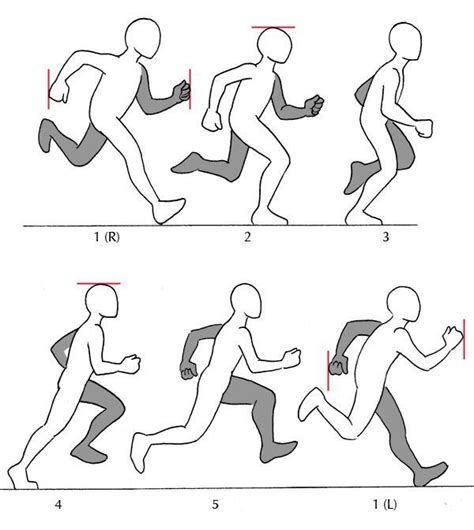 Running Drawing Animation Reference Drawing People