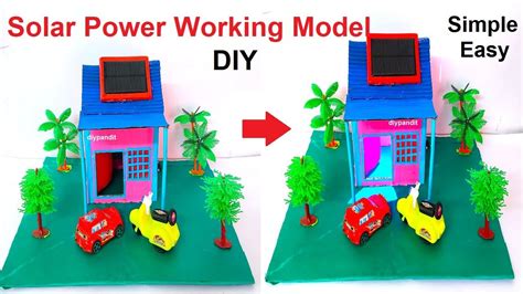 Solar Panel Power Energy Working Model For Science Exhibition Diy Projects Solar Panels