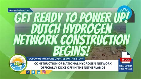 The Incredible Moment Construction Of The Dutch Hydrogen Network Begins