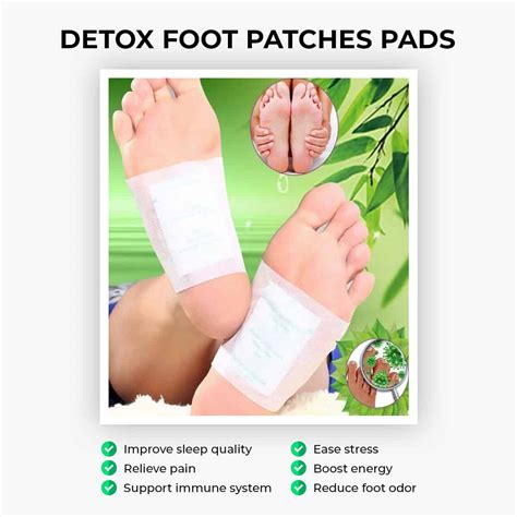 Healthy Detox Foot Pads Patches - Medi Green Mart