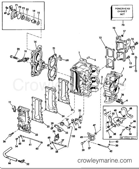 Cylinder Crankcase Outboard E Eccd Crowley Marine