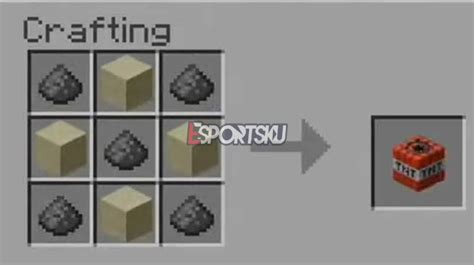 Cara Membuat Tnt Di Minecraft Esportsku