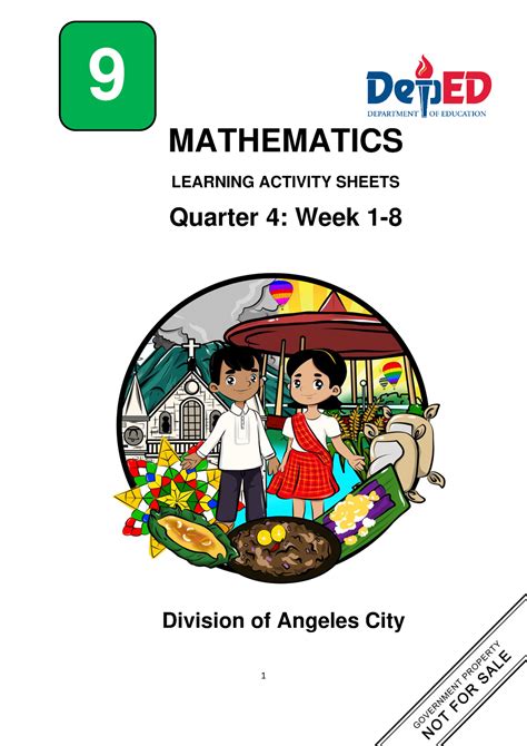 Q4 Week1 8 Las Mathematics Mathematics Learning Activity Sheets