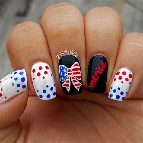 Labor day nail art