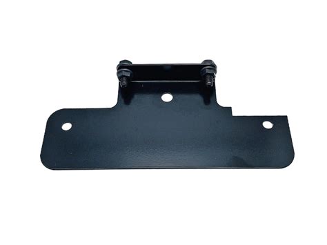 Black License Plate Bracket - WD Electronics