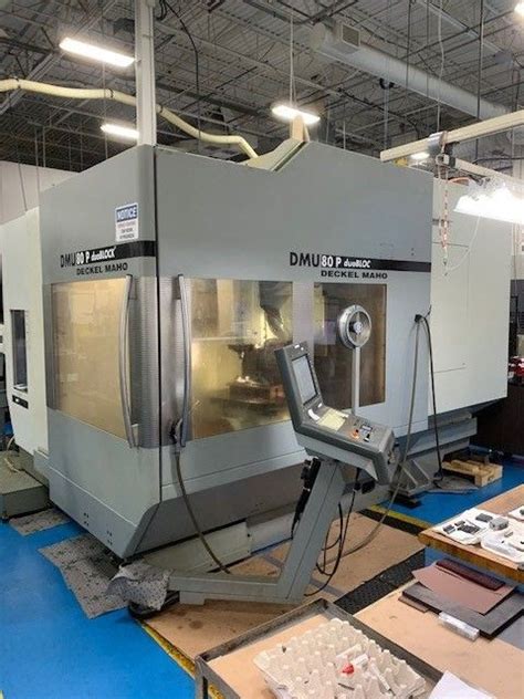 DMG DMU 80P DuoBLOCK CNC 5 AXIS VERTICAL MACHINING CENTER 5 Axis