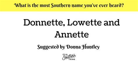 42 of the most Southern names ever - It's a Southern Thing