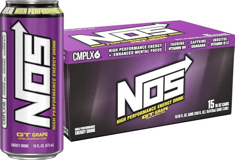amazoncom nos gt grape high performance energy drink  fl oz