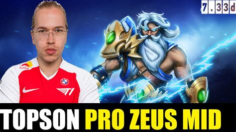 TOPSON PRO ZEUS MATCH 7 33D DOTA 2 HIGH MMR RANKED MATCH Dota2