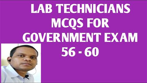 Lab Technician MCQS For Government Exam 56 60 YouTube