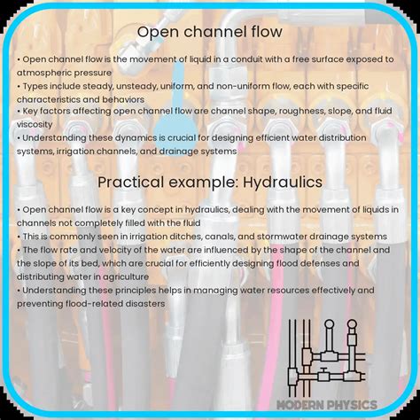 Open Channel Flow Hydraulics Dynamics Modeling