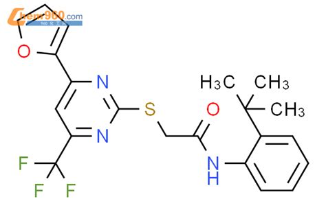 505064 15 3 N 2 Tert Butyl Phenyl 2 4 Furan 2 Yl 6 Trifluoromethyl