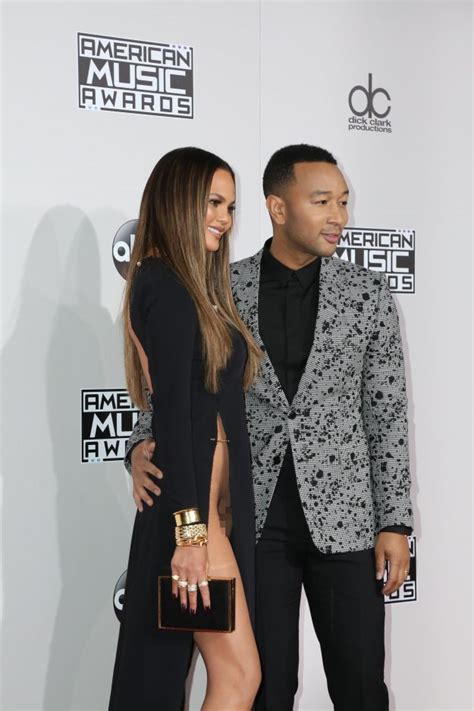 Chrissy Teigen Flashes Everything As She Goes Without Underwear At The