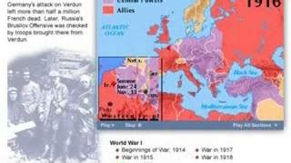 World War 1 Battles Map