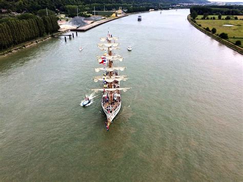 Carte Voici O Et Quand Voir Arriver Les Bateaux De L Armada De Rouen