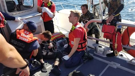 Us Coast Guard Rescues Diver In Naples