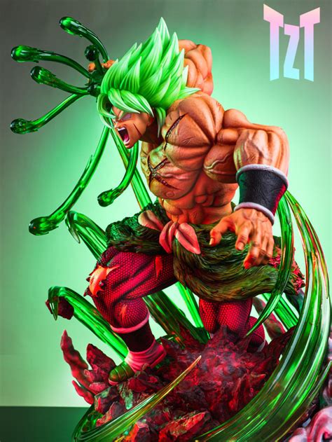 Dragon Ball Tzt Studio Broly Resin Statue Kaionation