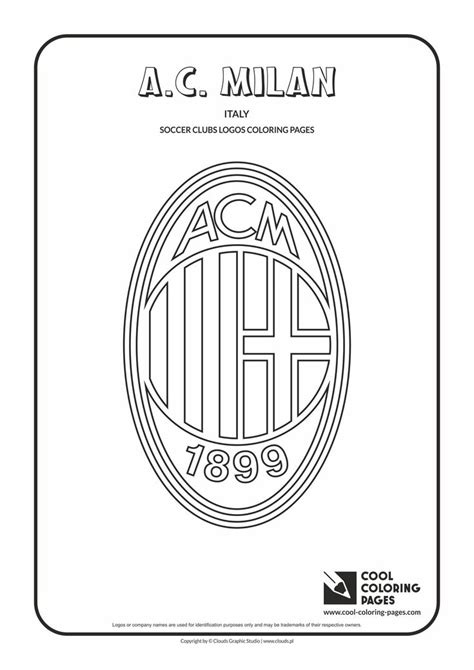 Disegni Da Colorare Calcio Bello Pin Di Milan1899 Su Milan 1899 Of