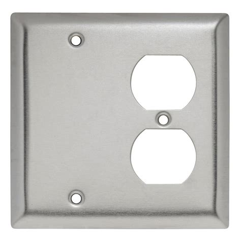 302 Series 1 Gang Jumbo Blank Wall Plate Stainless Steel Sso14 The