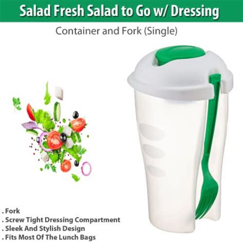 Salad Fresh Salad to Go w/ Dressing Container and Fork (Single), 1 - Fry’s Food Stores