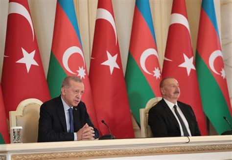 Azerbaijani Turkish Presidents Make Press Statements [update]