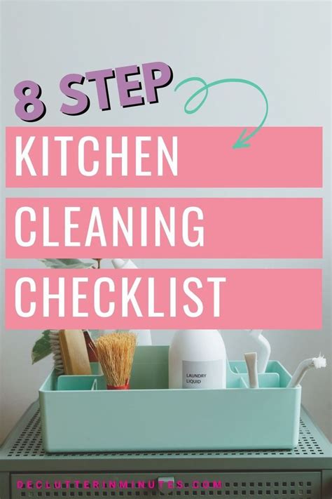 Easy Steps To Clean Your Kitchen Declutter In Minutes Kitchen