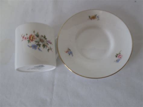 Vintage Royal Worcester England Fine Bone China Demitasse Tea Cup And