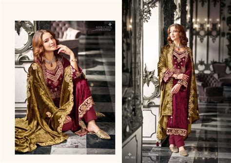 Sargam Noor E Ishq Designer Work Velvet Partywear Dress Catalog Dealer