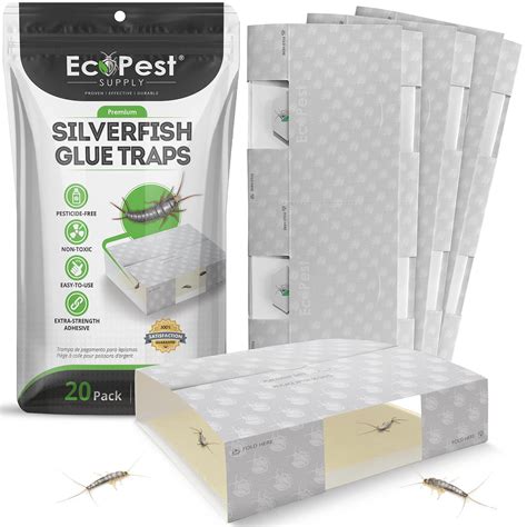 Buy Silverfish Trap Sticky Indoor Glue Trap For Silverfish Firebrat