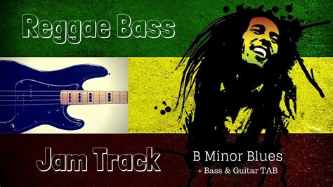 Reggae Bass Jam Blues Backing Track B Minor Youtube