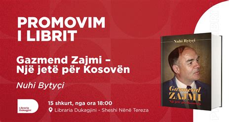 Promovimi I Monografis Gazmend Zajmi Nj Jet P R Kosov N Gazeta