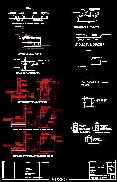 Detalle De Losa Acero En Dwg Kb Librer A Cad