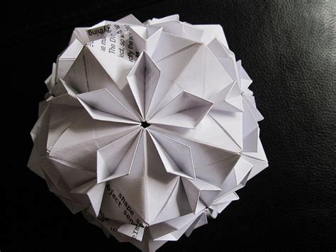 El Arte Del Origami Kusudama Flor De Cerezo