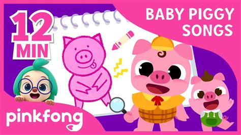 Drawing Baby Piggy And More Compilation Baby Piggy Songs