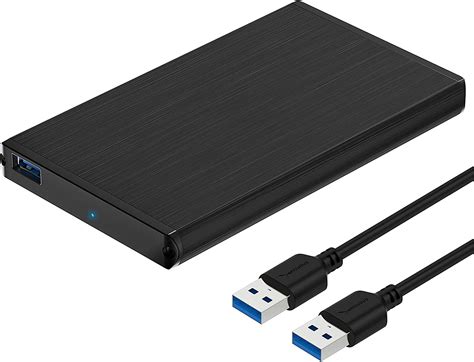 SABRENT Aluminium Festplattengehäuse 2 5 Zoll SSD HDD SATA zu USB 3