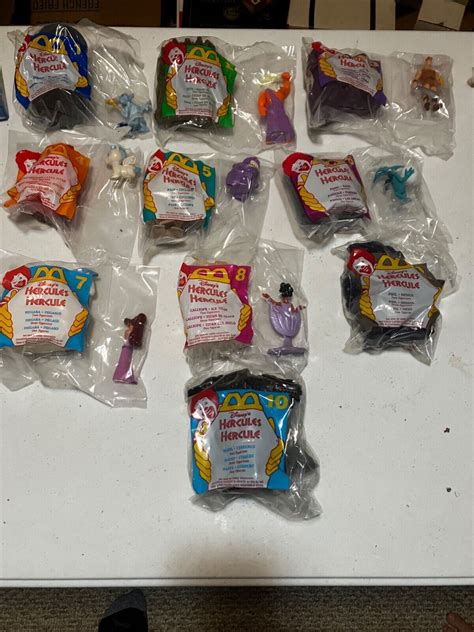 Mcdonalds Disneys Hercules Happy Meal Toys Complete Set Of