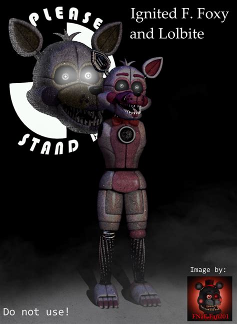 Ignited Funtime Foxy And Lolbite By Fnaf Fan201 On Deviantart