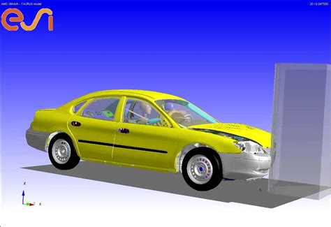 Frontal Impact Simulation With Barrier YouTube