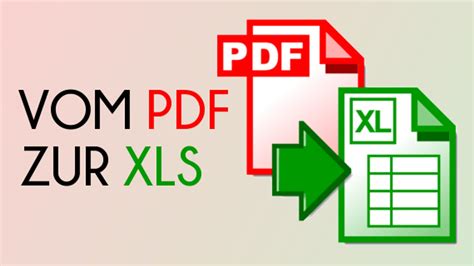 Pdf In Excel Umwandeln So Bearbeitet Ihr Pdfs In Excel