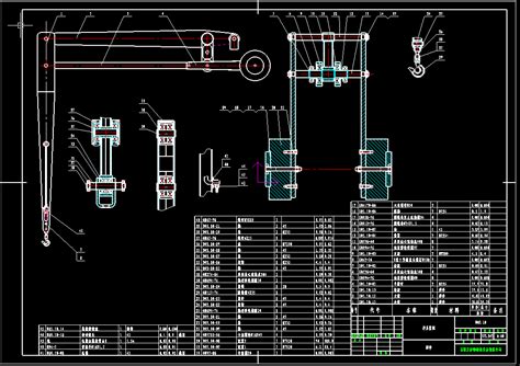 平衡吊全套图纸autocad 2004模型图纸下载 懒石网