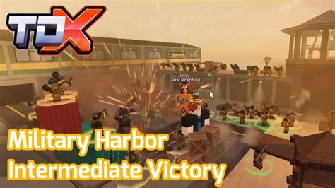 Intermediate Mode Victory Tower Defense X Tdx Beta Roblox Youtube